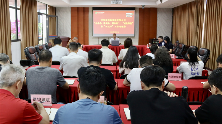 集團(tuán)公司召開“去庫存、降風(fēng)險(xiǎn)、調(diào)結(jié)構(gòu)”、 “減負(fù)降債”暨“雙過半”工作專題會(huì)