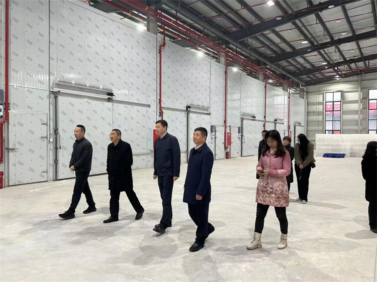 中國果品流通協(xié)會會長魯芳校一行到四川供銷為農(nóng)服務(wù)（資中）產(chǎn)業(yè)園調(diào)研